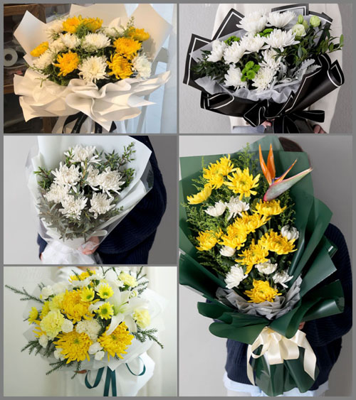 山东青岛胶州市胶西镇石家花园村白事花束代送